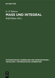 Icon image Maß und Integral