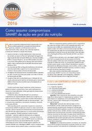 Icon image Como assumir compromissos SMART de ação em prol da nutrição: Relatório sobre a nutrição mundial nota de orientação