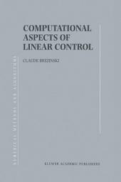 Icon image Computational Aspects of Linear Control