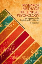Icon image Research Methods in Clinical Psychology: An Introduction for Students and Practitioners, Edition 3
