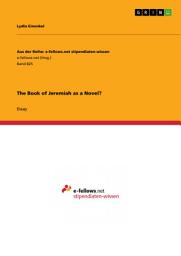 Icon image The Book of Jeremiah as a Novel?
