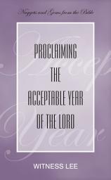 Icon image Proclaiming the Acceptable Year of the Lord