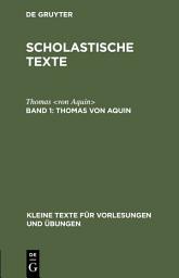 Icon image Thomas von Aquin: Texte zum Gottesbeweis