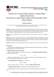 Icon image Introducción a la Super-Hiper-Álgebra y la Super-HiperÁlgebra Neutrosófica Introduction to Super-Hyper-Algebra and Neutrosophic SuperHyper-Algebra