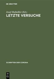 Icon image Letzte Versuche: Ausgabe 2