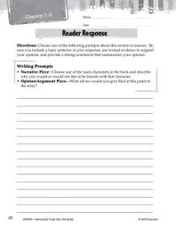 Icon image Bud, Not Buddy Reader Response Writing Prompts