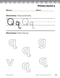 Icon image Pre-Kindergarten Foundational Phonics Skills: Primary Sound q