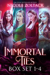 Icon image Immortal Ties Complete Boxed Set 1-4: Four Historical Fantasy Romances Featuring Medieval Vampires Complete Series - Mayhem of Magic