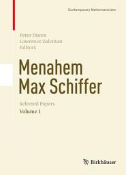Icon image Menahem Max Schiffer: Selected Papers Volume 1