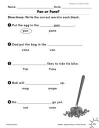 Icon image Foundational Skills: Silent E Practice