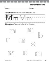Icon image Kindergarten Foundational Phonics Skills: Primary Sound m