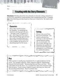 Icon image The Great Gatsby Studying the Story Elements