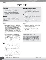 Icon image Geometry Leveled Problems: Tangram Shapes: Tangram Shapes