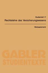 Icon image Wertpapierrecht: Ausgabe 3