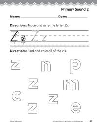 Icon image Kindergarten Foundational Phonics Skills: Primary Sound z