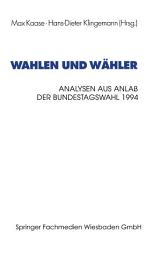 Icon image Wahlen und Wähler: Analysen aus Anlaß der Bundestagswahl 1994