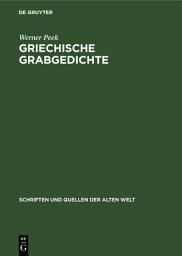 Icon image Griechische Grabgedichte