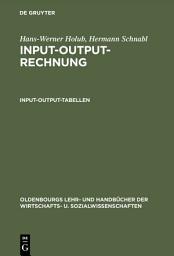 Icon image Input-Output-Rechnung: Input-Output-Tabellen: Einführung, Ausgabe 3