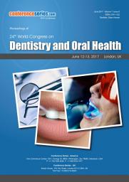 Icon image Proceedings of 24th World Congress on Dentistry and Oral Health 2017: Dentistry: Open Access : Volume 7