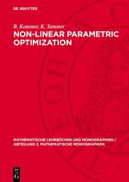 Icon image Non-Linear Parametric Optimization