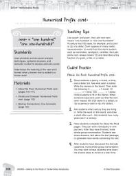 Icon image Content-Area Vocabulary Level 3--Numerical Prefix cent-