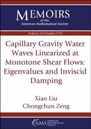 Icon image Capillary Gravity Water Waves Linearized at Monotone Shear Flows: Eigenvalues and Inviscid Damping