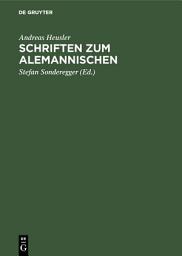 Icon image Schriften zum Alemannischen