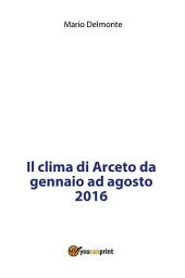 Icon image Il clima di Arceto da gennaio ad agosto 2016