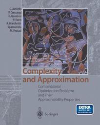 Icon image Complexity and Approximation: Combinatorial Optimization Problems and Their Approximability Properties