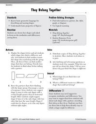 Icon image Geometry Leveled Problems: Compare and Contrast Shapes: Compare and Contrast Shapes