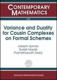 Icon image Variance and Duality for Cousin Complexes on Formal Schemes