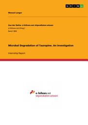 Icon image Microbal Degradation of Tauropine. An investigation