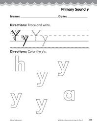Icon image Pre-Kindergarten Foundational Phonics Skills: Primary Sound y