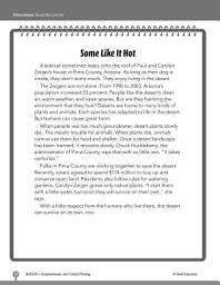 Icon image Test Prep Level 3: Some Like It Hot Comprehension and Critical Thinking