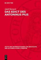 Icon image Das Edict des Antoninus Pius