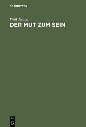 Icon image Der Mut zum Sein
