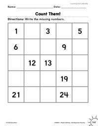 Icon image Counting and Cardinality: Counting Practice