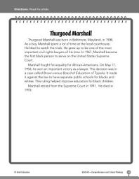 Icon image Test Prep Level 2: Thurgood Marshall Comprehension and Critical Thinking