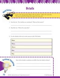 Icon image Read & Succeed Comprehension Level 6: Details Passages and Questions