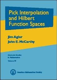 Icon image Pick Interpolation and Hilbert Function Spaces