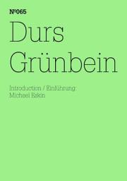 Icon image Durs Grünbein: Aus der Traum (Kartei)(dOCUMENTA (13): 100 Notes - 100 Thoughts, 100 Notizen - 100 Gedanken # 065)