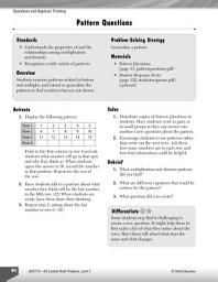 Icon image Operations and Algebraic Thinking Leveled Problems: Multiplication and Patterns: Multiplication and Patterns