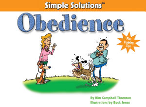 Icon image Obedience: Simple Solutions