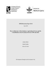 Icon image The architecture of the Sudanese agricultural sector and its contribution to the economy between 1990 and 2021