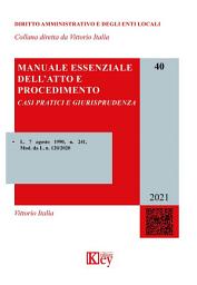 Icon image Manuale essenziale dell’atto e procedimento