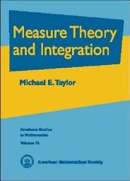 Icon image Measure Theory and Integration