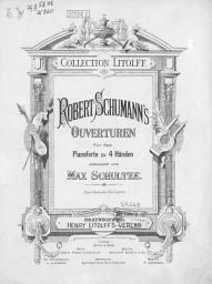 Icon image Ouverturen fur das pianoforte zu 4 Handen