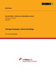 Icon image Teenage Rampage. School shootings