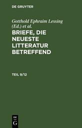 Icon image Briefe, die neueste Litteratur betreffend. Teil 9/12