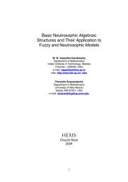 Icon image Basic Neutrosophic Algebraic Structures and Their Application to Fuzzy and Neutrosophic Models